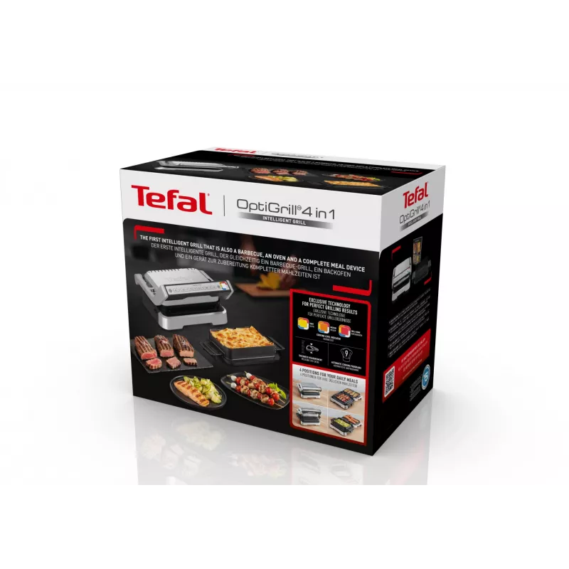 Kontaktinė grilio keptuvė Tefal OptiGrill 4in1 GC774D Nerūdijantis plienas 2100W