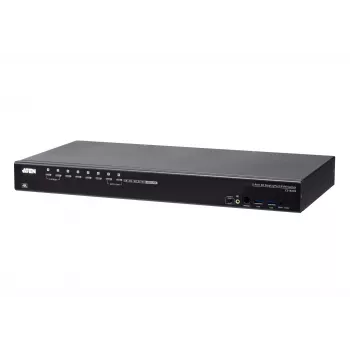 ATEN CS19208 8 prievadų USB 3.0 DisplayPort KVM jungiklis, 4K Ultra HD, 4096 x 2160, juodas