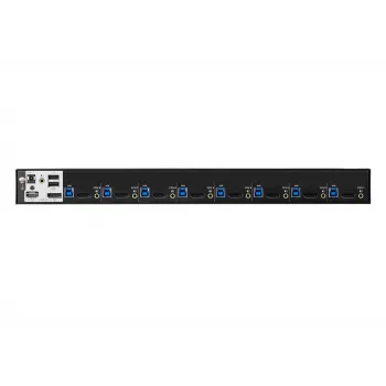 ATEN CS19208 8 prievadų USB 3.0 DisplayPort KVM jungiklis, 4K Ultra HD, 4096 x 2160, juodas