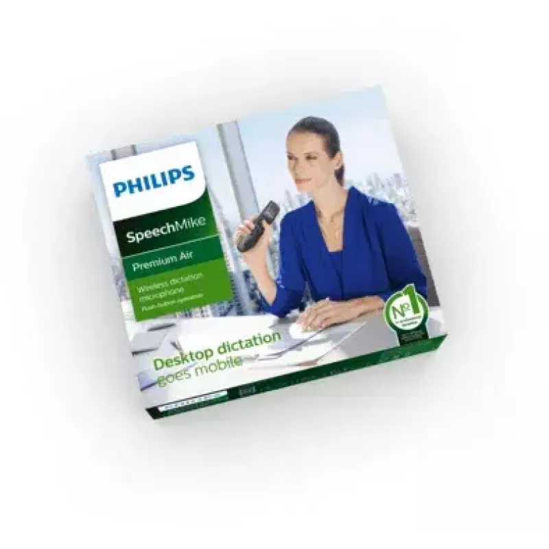 Philips 4000 serijos SMP4000 belaidis diktofonas, juoda, pilka, metalo, perlamutro spalvos