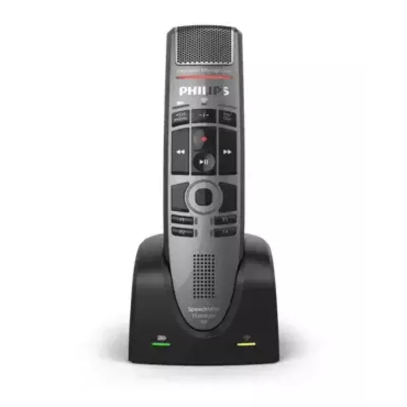 Philips 4000 serijos SMP4000 belaidis diktofonas, juoda, pilka, metalo, perlamutro spalvos