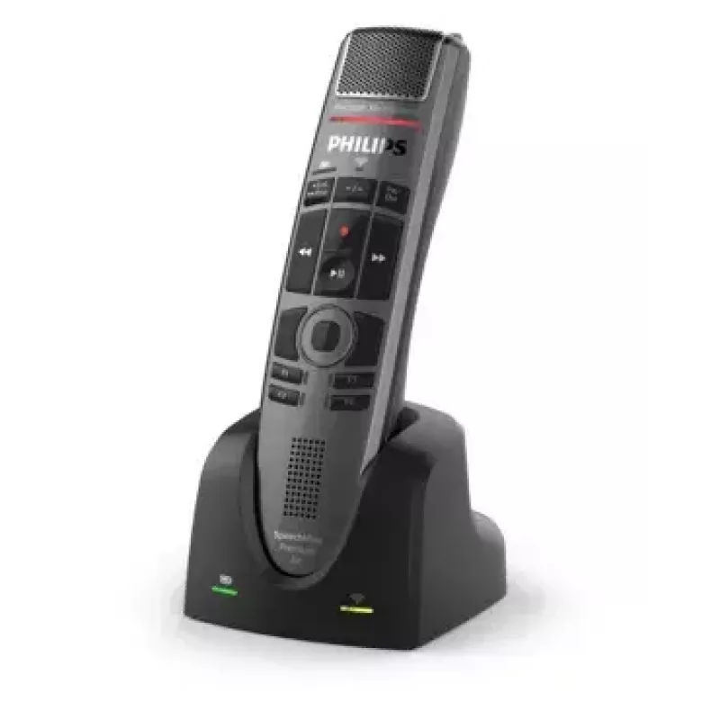 Philips 4000 serijos SMP4000 belaidis diktofonas, juoda, pilka, metalo, perlamutro spalvos
