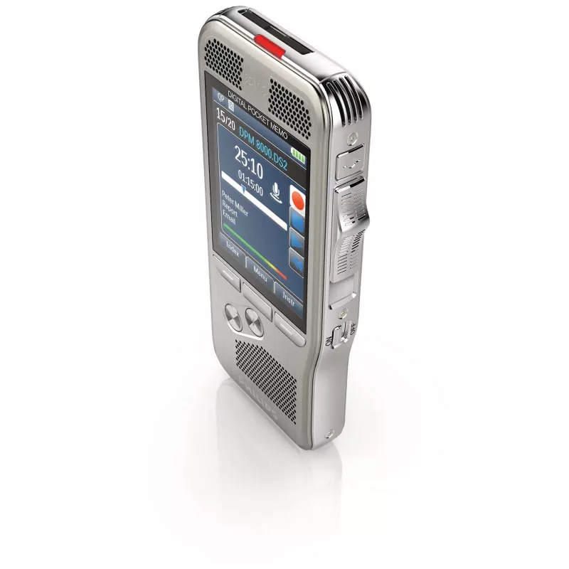 Diktofonas Philips DPM 8300 su vidine atmintimi, sidabrinis