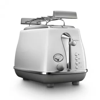 Skrudintuvas De'Longhi CTOC2103.W 2 riekėms 900 W Baltas Nerūdijantis plienas