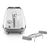 Skrudintuvas De'Longhi CTOC2103.W 2 riekėms 900 W Baltas Nerūdijantis plienas