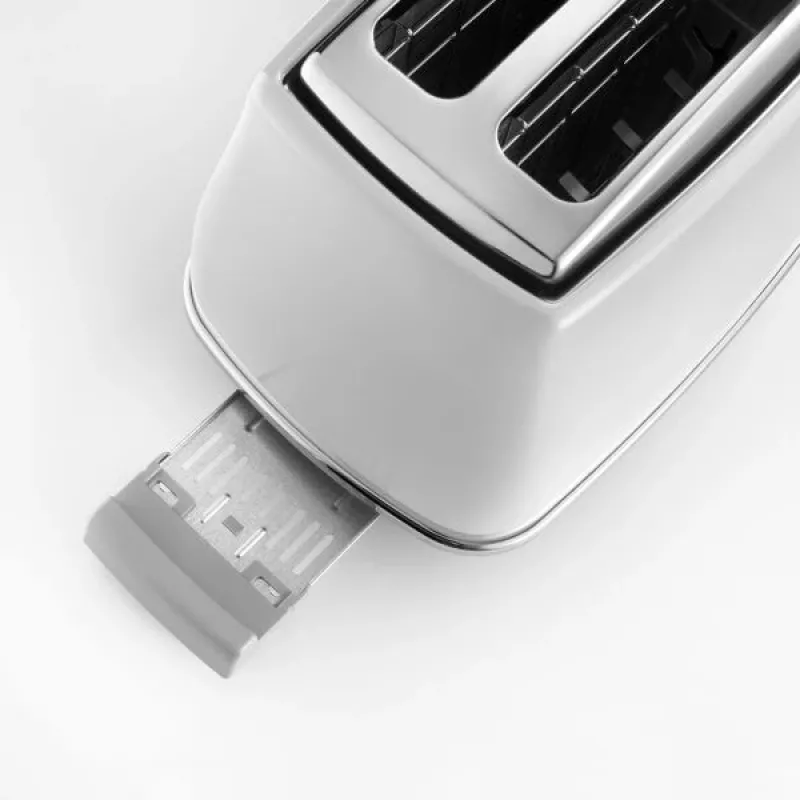 Skrudintuvas De'Longhi CTOC2103.W 2 riekėms 900 W Baltas Nerūdijantis plienas