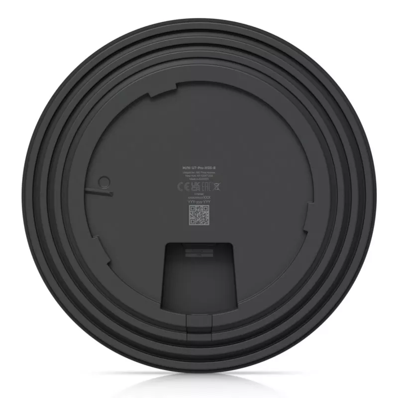 Ubiquiti UniFi U7 Pro XGS Wi-Fi 7 prieigos taškas, 3 dažnių juostų 2,4/5/6 GHz, 8600 Mbit/s, juodas