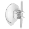 Tinklo tiltas UBIQUITI UISP airFiber 60 XG — 6000 Mbit/s, nuotolis iki 4000 m, Gigabit Ethernet, montavimas ant stulpo, balta