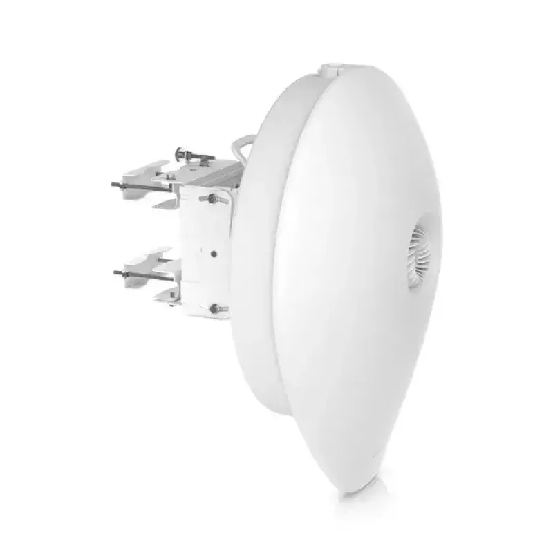 Tinklo tiltas UBIQUITI UISP airFiber 60 XG — 6000 Mbit/s, nuotolis iki 4000 m, Gigabit Ethernet, montavimas ant stulpo, balta