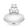 Tinklo tiltas UBIQUITI UISP airFiber 60 XG — 6000 Mbit/s, nuotolis iki 4000 m, Gigabit Ethernet, montavimas ant stulpo, balta