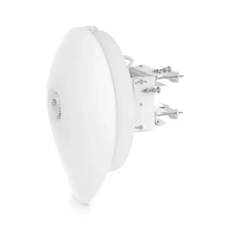 Tinklo tiltas UBIQUITI UISP airFiber 60 XG — 6000 Mbit/s, nuotolis iki 4000 m, Gigabit Ethernet, montavimas ant stulpo, balta