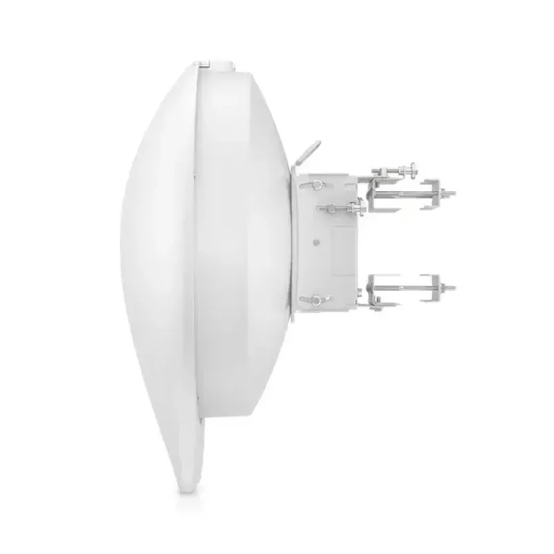 Tinklo tiltas UBIQUITI UISP airFiber 60 XG — 6000 Mbit/s, nuotolis iki 4000 m, Gigabit Ethernet, montavimas ant stulpo, balta
