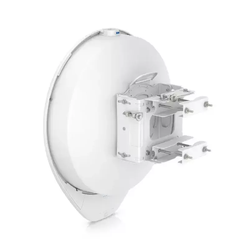 Tinklo tiltas UBIQUITI UISP airFiber 60 XG — 6000 Mbit/s, nuotolis iki 4000 m, Gigabit Ethernet, montavimas ant stulpo, balta