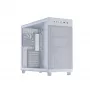 ASUS PRIME AP303 TG 90DC00V3-B39010 Midi Tower PC korpusas, ATX/Micro-ATX, grūdintas stiklas, 2x USB 3.2, be maitinimo šaltinio, baltas