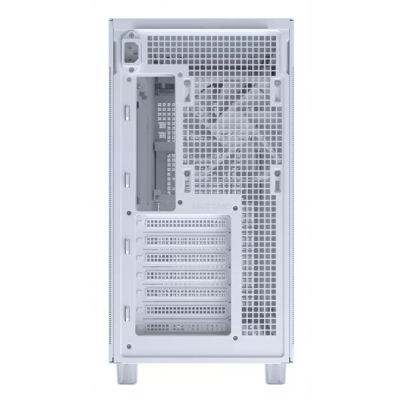 ASUS PRIME AP303 TG 90DC00V3-B39010 Midi Tower PC korpusas, ATX/Micro-ATX, grūdintas stiklas, 2x USB 3.2, be maitinimo šaltinio, baltas