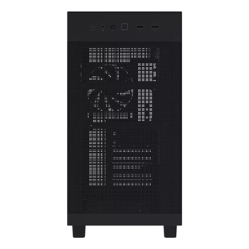 ASUS PRIME AP303 TG 90DC00V0-B39010 Midi Tower PC korpusas, ATX/Micro-ATX/Mini-ITX, grūdintas stiklas, 2x USB 3.2, be maitinimo šaltinio, juodas