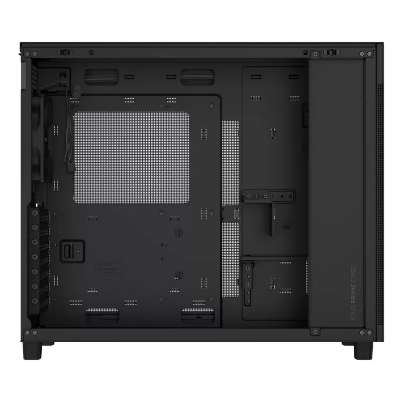 ASUS PRIME AP303 TG 90DC00V0-B39010 Midi Tower PC korpusas, ATX/Micro-ATX/Mini-ITX, grūdintas stiklas, 2x USB 3.2, be maitinimo šaltinio, juodas