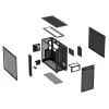 ASUS PRIME AP303 TG 90DC00V0-B39010 Midi Tower PC korpusas, ATX/Micro-ATX/Mini-ITX, grūdintas stiklas, 2x USB 3.2, be maitinimo šaltinio, juodas