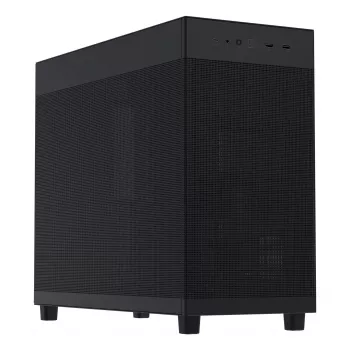 ASUS Prime AP303 Mesh Midi Tower korpusas — ATX, palaiko GPU 36 cm, CPU aušintuvą 165 mm, USB-A 2×, USB-C 1