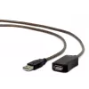 GEMBIRD aktyvus USB 2.0 prailginimo kabelis, 10 m - juoda