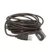 GEMBIRD aktyvus USB 2.0 prailginimo kabelis, 10 m - juoda