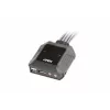 KVM jungiklis ATEN CS22DP-AT 2 prievadai USB DisplayPort, 4K@30Hz, USB-A konsolė, garsas, 1,2 m kabelis