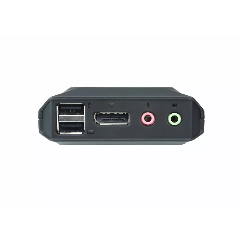 KVM jungiklis ATEN CS22DP-AT 2 prievadai USB DisplayPort, 4K@30Hz, USB-A konsolė, garsas, 1,2 m kabelis