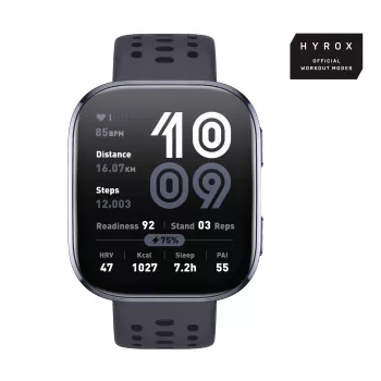 Amazfit Bip 6 Juoda 5 cm (1.97 colio) AMOLED Skaitmeninis 390 x 450 pikselių Liečiamas ekranas GPS (palydovas)