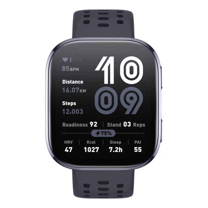 Amazfit Bip 6 Juoda 5 cm (1.97 colio) AMOLED Skaitmeninis 390 x 450 pikselių Liečiamas ekranas GPS (palydovas)