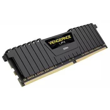 CORSAIR Vengeance LPX 64GB (4x16GB) DDR4 3200MHz C16 atminties rinkinys, žemo profilio, juodos spalvos