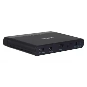 USB-C stotelė Unitek S1222A SolidForce+ – HDMI 4K, Ethernet, SATA III, 10 Gbit/s, aliumininis korpusas, juoda