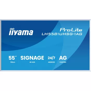 Monitorius iiyama LH5581UHSG-1AG 54,6 col. interaktyvus plokščiasis skydelis 4K Ultra HD 3840 x 2160