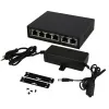 PULSAR Gigabit PoE Switch SG-64 — 4 PoE prievadai, 2 uplink prievadai