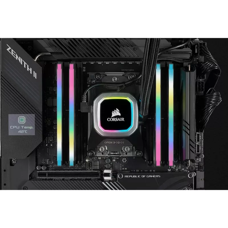 CORSAIR Vengeance RGB Pro 16GB (2x8GB) DDR4 3200MHz C16 juoda