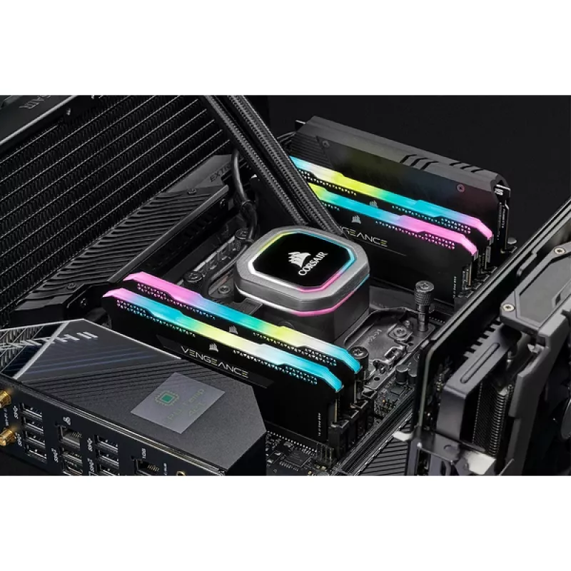 CORSAIR Vengeance RGB Pro 16GB (2x8GB) DDR4 3200MHz C16 juoda