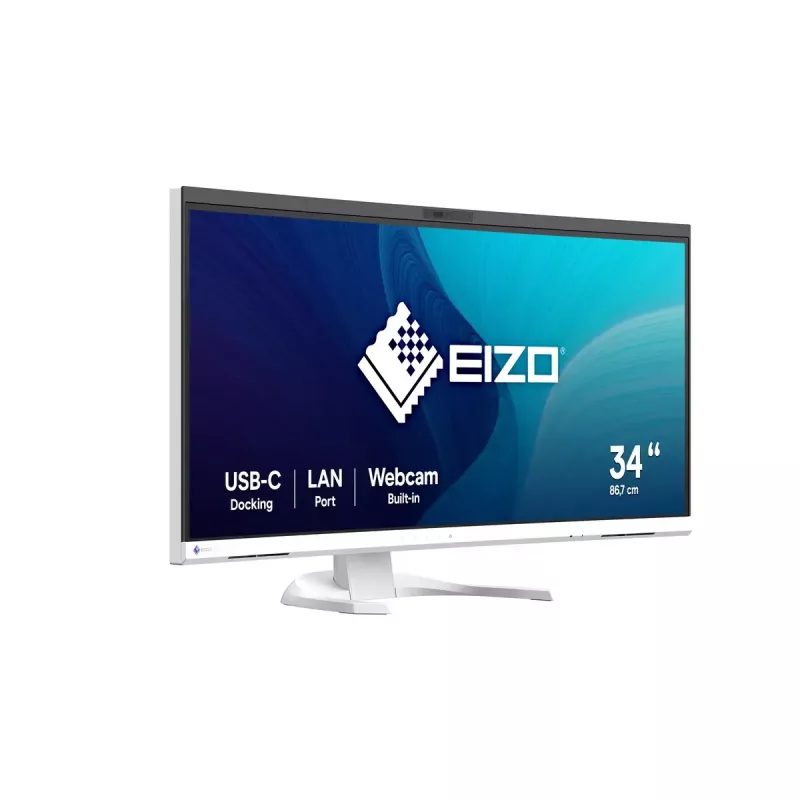 EIZO FlexScan EV3450XC-WT monitor 86,6 cm (34,1 col.) 3440 x 1440 UltraWide Quad HD LCD baltas