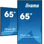 „iiyama“ LH6560UHS-B2AG skaitmeninės reklamos ekranas 163,8 cm (64,5 col.) LED Wi-Fi 500 cd/m² 4K Ultra HD juodas su Android 11 24/7