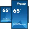 „iiyama“ LH6560UHS-B2AG skaitmeninės reklamos ekranas 163,8 cm (64,5 col.) LED Wi-Fi 500 cd/m² 4K Ultra HD juodas su Android 11 24/7