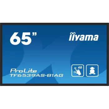 Skaitmeninės reklamos jutiklinis skydelis iiyama TF6539AS-B1AG 64.5 colių LED 3840 x 2160