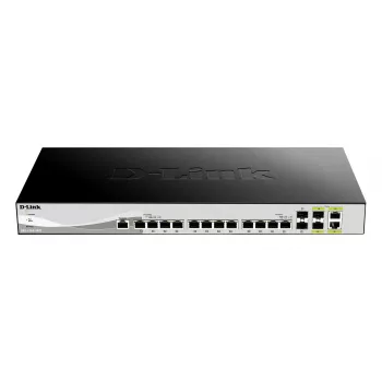 D-Link DXS-1210-16TC/E valdomas L2 10G Ethernet jungiklis (100/1000/10000) pilkas