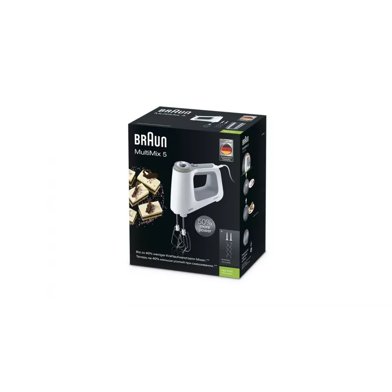 Braun HM5100 Multimix 5 Rankinis maišytuvas 750 W Pilka, Balta