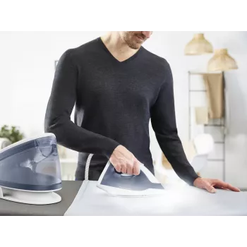 Tefal Express Optimal SV4110 2200 W 1.2 L keraminis padas Express Glide mėlyna, balta