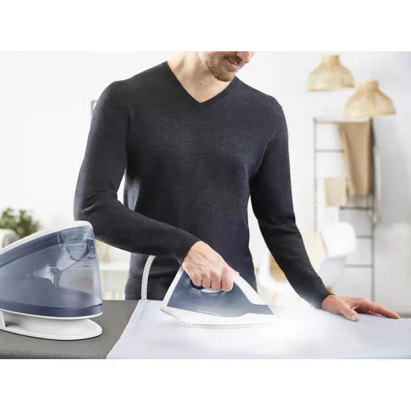 Tefal Express Optimal SV4110 2200 W 1.2 L keraminis padas Express Glide mėlyna, balta