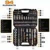 Veržliarakčių komplektas NEO Tools 10-062, 1/2 colio pavara, 10 dalių