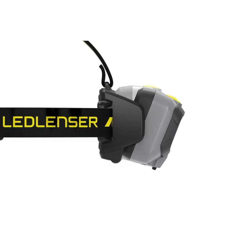 Priekinė LED lempa su galvos juosta Ledlenser HF8R Work Black, IP68, 20 lm
