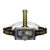 Priekinė LED lempa su galvos juosta Ledlenser HF8R Work Black, IP68, 20 lm