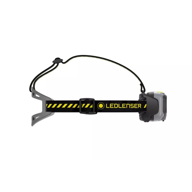 Priekinė LED lempa su galvos juosta Ledlenser HF8R Work Black, IP68, 20 lm