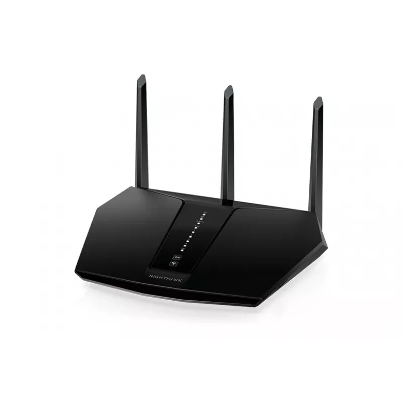 NETGEAR Nighthawk AX/5 srautas AX2400 WiFi 6 maršrutizatorius (RAX30) belaidis maršrutizatorius Gigabit Ethernet dviejų juostų (2,4 GHz / 5 GHz) juodas