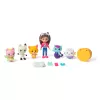 Gabby's Dollhouse DREAMWORKS Filmas, Cat-venture Crew rinkinys, 11 dalių žaislų figūrėlių rinkinys su aksesuarais, žaislai vaikams nuo 3 metų