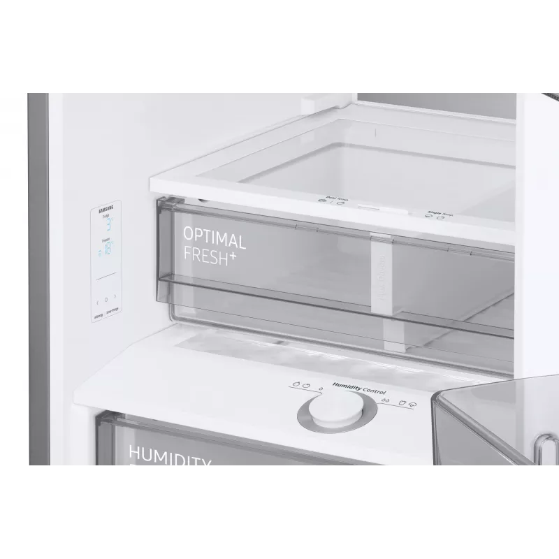 Samsung RL38C7B5BB1 laisvai pastatomas šaldytuvas, 387 L, juodas